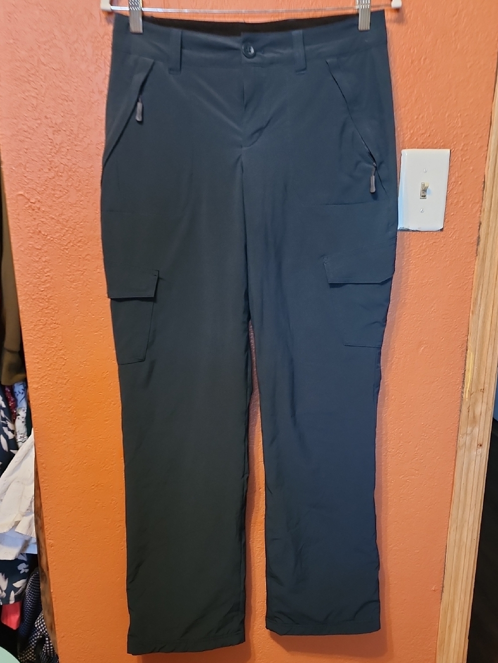 Eddie Bauer Mid-Rise Snowpants Cyan Color Size 4